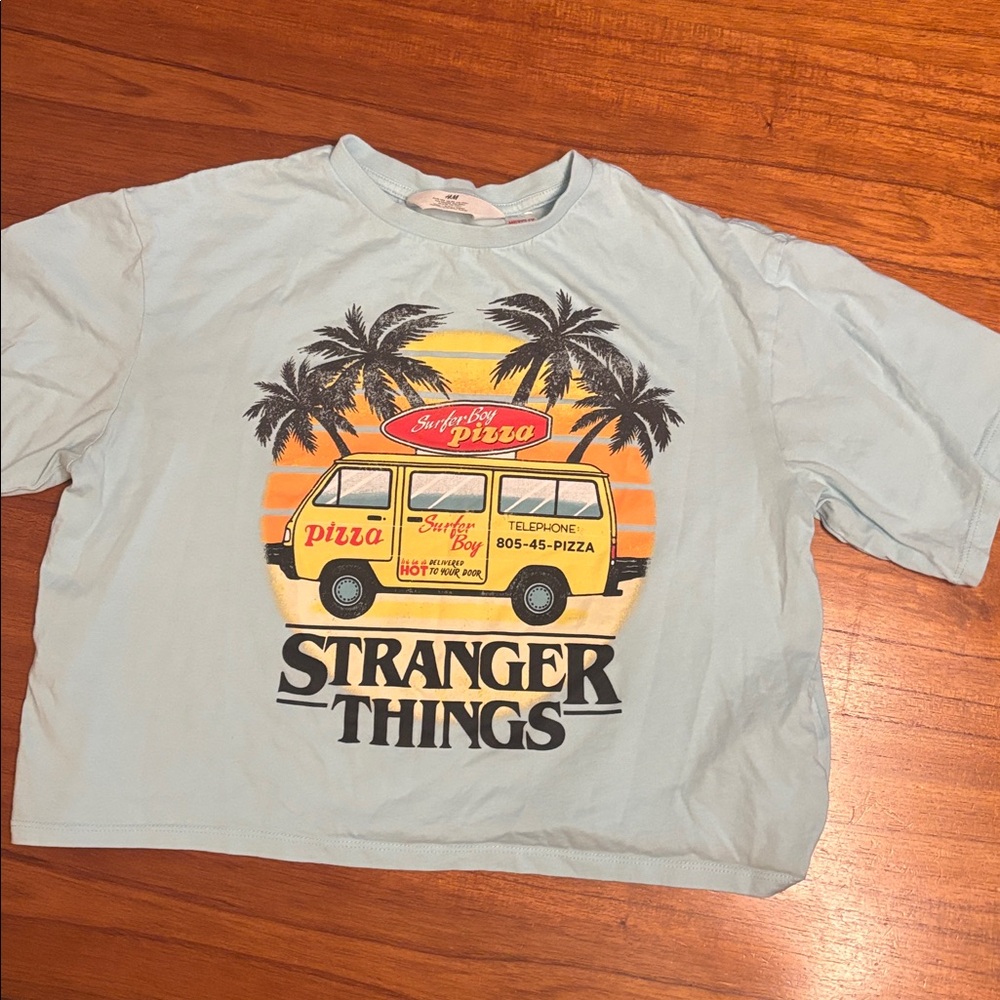Light Blue Kids Graphic croppedTee